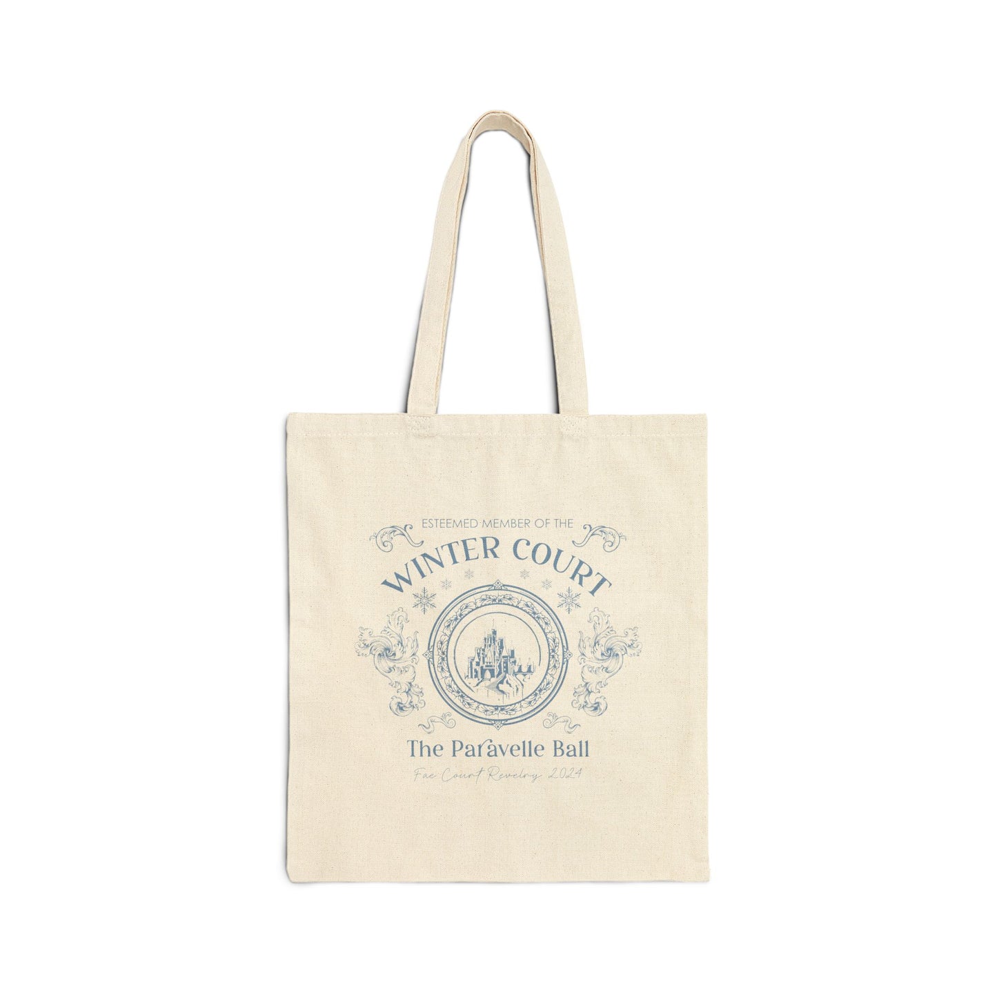 Winter Court Paravelle Ball 2024 Cotton Canvas Tote Bag